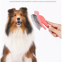 Load image into Gallery viewer, Pet Grooming Hair Remover Brush Manual Household Beauty Hairbrush Long Handle Professional Reusable Pet Grooming Supplies
