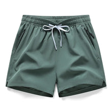 Load image into Gallery viewer, New Men's Sports Casual 3/4 Shorts With Ice Silk Lightweight Sweat-absorbing Outdoor Quick Drying Running Fitness Loose Pants
