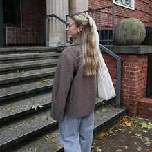 Load image into Gallery viewer, Double Breasted Wool Blazer Coat
