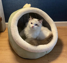 Load image into Gallery viewer, Deep Sleep Cat Bed Cartoon Pet Bed Foldable Removable Washable Pet Sleeping Bed for Small Dog Mat Bag Cave Cats Bed
