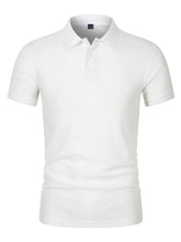 Load image into Gallery viewer, 2025 Hot Sale Men's Summer Casual Breathable Comfortable Polo Shirt Men's Solid Color High Quality Short Sleeve T-Shirt ﻿
