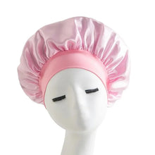 Load image into Gallery viewer, Shower Cap Hairdressing Hair Care Hat High Elasticity Monthly Shower Cap Female Nursing Satin Sleeping Cap

