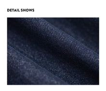 Load image into Gallery viewer, Maden Women's Vintage 12.4oz Washed Denim Jeans Straight Wide-Leg Casual Loose Fit Blue Trousers For Spring and Fall Streetwear
