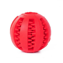 Load image into Gallery viewer, Dog Toy Ball, Nontoxic Bite Resistant Toy Ball for Pet Dogs Puppy Cat, Dog Pet Food Treat Feeder Chew Tooth Cleaning Ball

