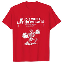 Load image into Gallery viewer, Funny Gym Workout Tee Men
