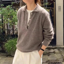 Load image into Gallery viewer, Wool Knitted Casual Pullover Sweater
