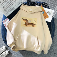 Load image into Gallery viewer, Cute Dachshund Graphic Slim Hoodie
