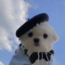 Load image into Gallery viewer, Pets Dog Hat Accessories Pets Grooming Dress Up Cap Cute Beret Mini Decorative Cat Headwear Puppy Painter Felt Hat
