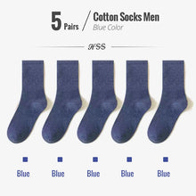 Load image into Gallery viewer, Combed Cotton Business Crew Socks
