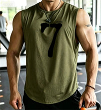 Load image into Gallery viewer, SPORTS 7 New Men Tank Tops Sleeveless Shirt Polyester Mesh Material Quick Dry Breathable Men Workout Fitness Basketball Top Tee
