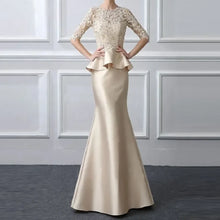 Load image into Gallery viewer, Elegant Chiffon Mother-of-the-Bride Pantsuit Gown

