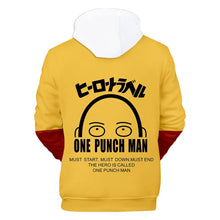 Load image into Gallery viewer, Coat Anime Saitama Oppai Hooded Hoodie Men Women Fleece Sweatshirt Fashion Harajuku Jacket Brand Clothes Cosplay Costume
