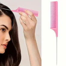 Load image into Gallery viewer, 5Pcs Hair Care Styling Kit All-in-One with Spray Comb, Scalp Massage Brush, Rat Tail Comb &amp; Edge Brushes for Home Salon Use
