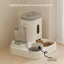 Load image into Gallery viewer, Automatic Feeder Dog Cat Food Bowl With Water Fountain Large Capacity Pet Food Storage Dispenser Container Puppy Pet Accessories
