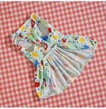 Load image into Gallery viewer, Adorable Printed Puppy Summer Dress
