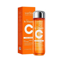 Load image into Gallery viewer, Vitamin C Skincare Travel Skincare Toner+ Serum+Face Cream Moisturizing Brightening Hydrating Facial Serum Face Care Set
