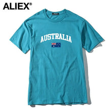 Load image into Gallery viewer, Australia Flag Cotton Graphic Tee
