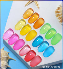 Load image into Gallery viewer, NAILCO 15ml Colorful Jelly Gel Nail Polish Gorgeous Color HEMA TPO FREE Soak Off UV LED Semi Permanent Long Wear Gel Varnish
