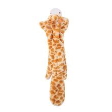Load image into Gallery viewer, Funny Simulated Animal No Stuffing Dog Toy with Squeakers Durable Stuffingless Plush Squeaky Dog Chew Toy Crinkle Pet Squeak Toy
