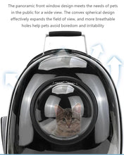 Load image into Gallery viewer, Pet Cat Carrying Bag Space Pet Backpacks Breathable Portable Transparent Backpack Puppy Dog Transport Carrier Space Capsule Bags
