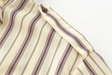 Load image into Gallery viewer, Women's Shirts Autumn 2026 New Fashion Stripes Slim Unique Youth Street Autumn Blouses Chic Elegant Travel Comfortable Blouse
