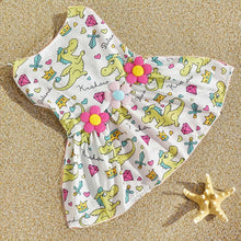 Load image into Gallery viewer, Adorable Printed Puppy Summer Dress
