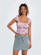 Load image into Gallery viewer, Floral Crop Street Top
