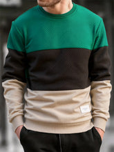 Load image into Gallery viewer, Thick Patchwork Knit Pullover
