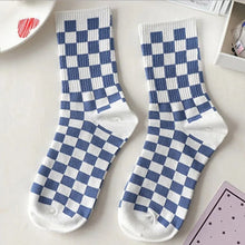 Load image into Gallery viewer, Striped Plaid Sport Socks
