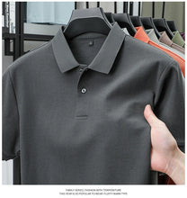 Load image into Gallery viewer, Men's 100% Cotton Polo Shirt - Summer Casual Breathable Tee,19 Colors,Ideal for Golf and Sports,Business Casual,Silk-Like Finish
