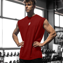 Load image into Gallery viewer, NEW Summer Fitness Sports Tank Top Men Breathable Loose Mesh Training Sleeveless T-shirt Quick Drying vest male Fitness Clothing
