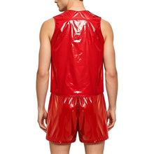 Load image into Gallery viewer, Mens Special Needs Waterproof Sweat Tracksuit Tank Tops And Sides Buttons Boxer Shorts Two Pieces Outfit Adaptive Clothing

