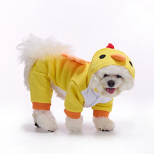 Load image into Gallery viewer, Yellow Chicken Pet Holiday Costume

