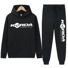 Load image into Gallery viewer, Men's Women 2Pcs Sets Fleece Sweatshirt Hoodies Pants Korda Inspired Tribute Male Sportswear Tracksuits Unisex Ensemble Homme
