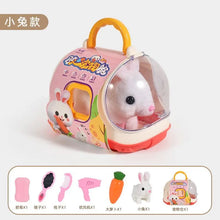Load image into Gallery viewer, New Children's Simulation of Electric Plush Animal Toys, Play House Gifts for Boys and Girls with Sound Pet Toy Sets with Cages！
