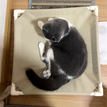 Load image into Gallery viewer, Pet Camping Bed Elevated Bed for Dogs Folding Puppy Camping Bed Cat House Portable Removable Washable Puppy Beds Dog Hammock
