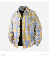 Load image into Gallery viewer, Plaid Flannel Casual Long Shirt
