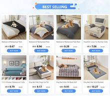 Load image into Gallery viewer, Dog Cat Pets Car Seat Cushion Outdoor Travel Hanging Bag Quilted Seat Pet Bed Car Nest Mat Comfortable Universal Car Accessories
