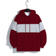 Load image into Gallery viewer, Men's patchwork color hoodie light fleece hoodie long sleeve hoodie sports hoodie
