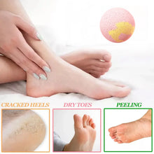 Load image into Gallery viewer, Bubble Bath Ball Flowers Scent Body Bathing Cleaning Relaxing Natural Herbal Essential Oil Anti Dry Cracking Foot Spa
