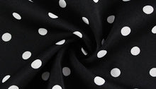 Load image into Gallery viewer, Dot Printed Dresses For Women Fashion Sexy Streetwear Short Sleeves Sheath Turn Down Collar V-Neck Long Vestidos Robes Female

