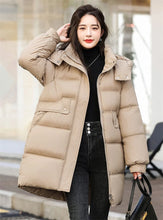 Load image into Gallery viewer, Warm Hooded Winter Padded Jacket
