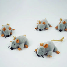 Load image into Gallery viewer, Plush Cat Toy Mouse Realistic Moving Tail with Sound Interactive Kitten Toys for Indoor Cats Hunting Game Play Pet Supplies
