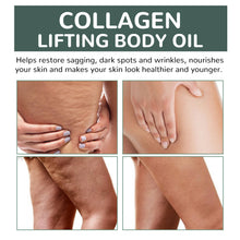 Load image into Gallery viewer, Collagen Firming Body Oil Deep Hydration Moisturizing Firming Arm Belly ＆ Excess Fat Whole Body Skin Massage Essential Oil 100ml
