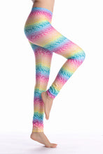 Load image into Gallery viewer, Women Leggings High Waist Cartoon Comic Beauty Print Trousers Soft Female Casual Elastic Pant
