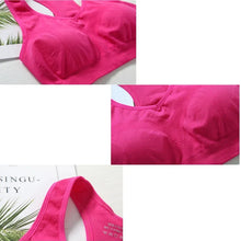 Load image into Gallery viewer, Women Sports Bra Top Push Up Fitness Bra Underwear Sport Tops Breathable Running Vest Gym Active Bras Seamless Yoga Bra
