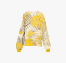 Load image into Gallery viewer, Floral Jacquard Knit Pullover Sweater
