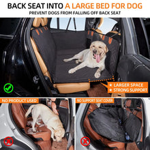 Load image into Gallery viewer, Convertible Car Bed for Dogs， Extended Waterproof Seat Cover with Anti-Slip Backing， Comfortable Pet Mat for SUV Truck Travel
