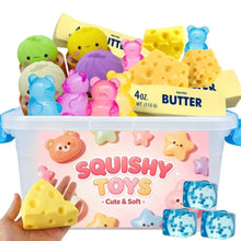 Load image into Gallery viewer, Hot Blind Box Mystery Kawaii Cat Paw Mochi Squishy, Simulated Food Fidget Toy, Cute Squeeze Foot Toy Antistress Stress-Relief
