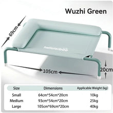 Load image into Gallery viewer, Pet Furniture Mesh Elevated Dog Beds Breathable Removable Raised Dog Bed with Pillow Outside Dog Bed Cat Patio Sunbathing

